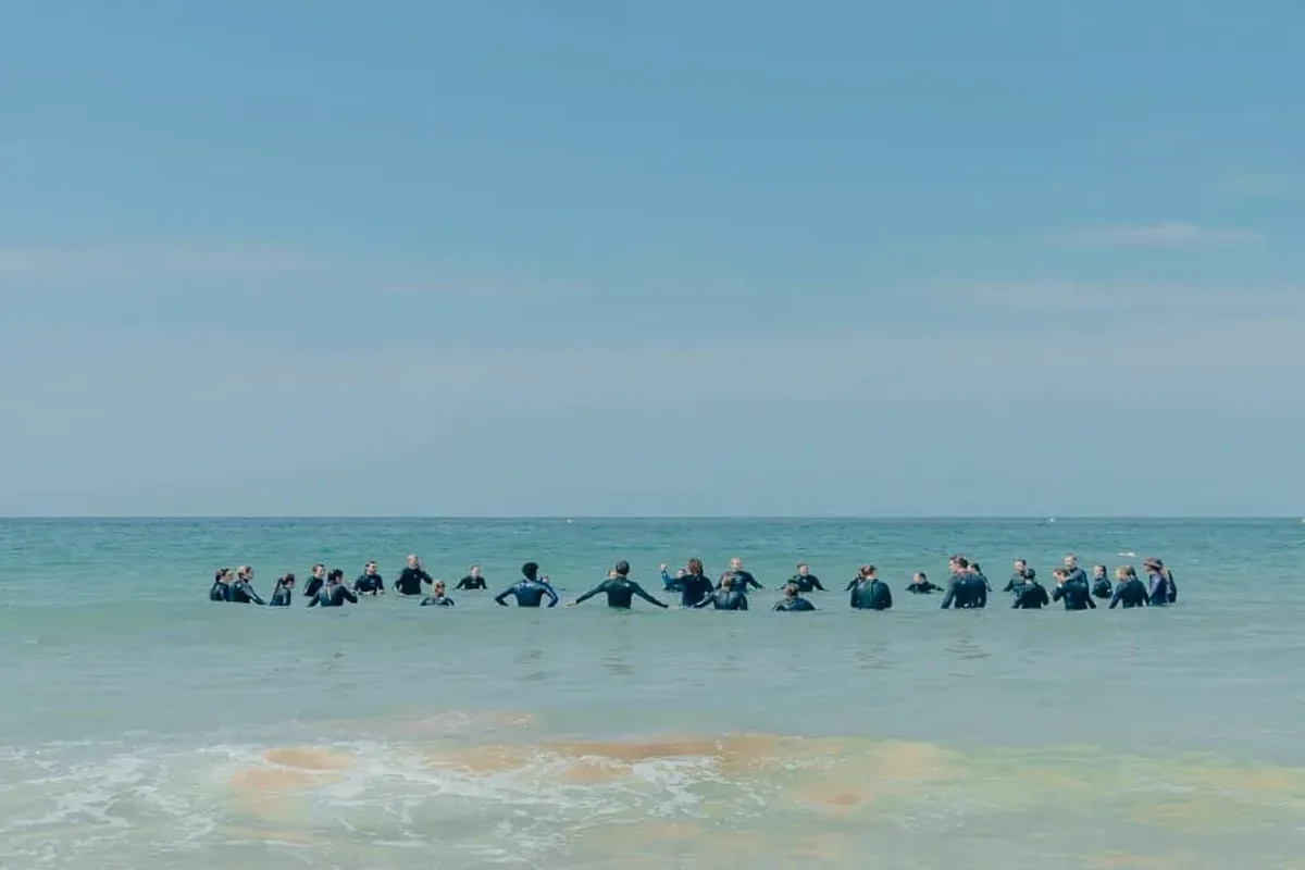 Devil's Rock surf zone near Tamraght