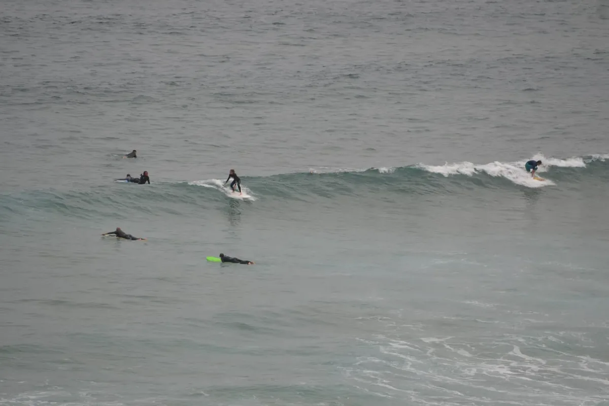 Imourane surf lineup near Tamraght