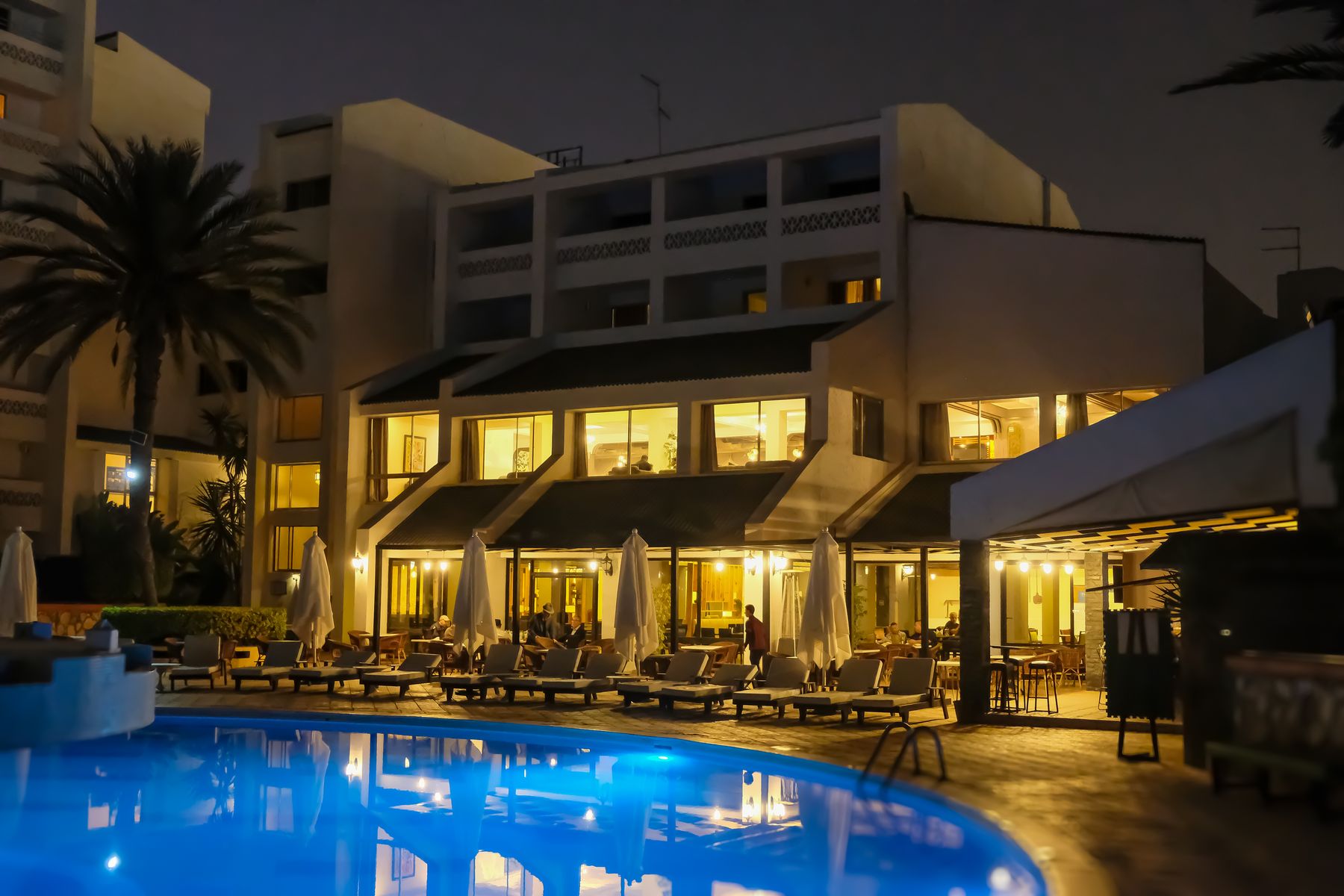 Agadir hôtel séjour used as the base for daily Taghazout surf and yoga days