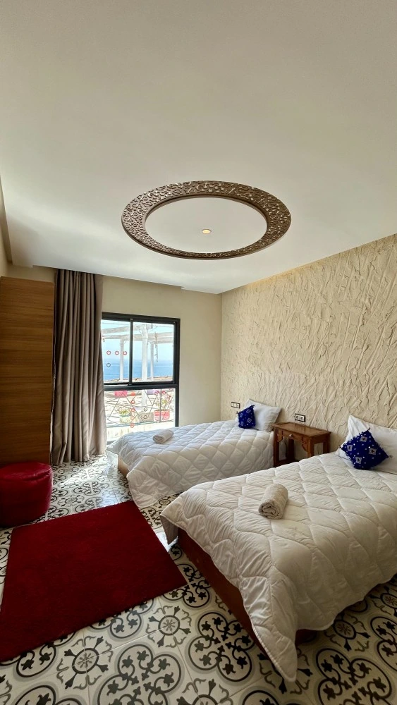 Ocean-view private room · ensuite