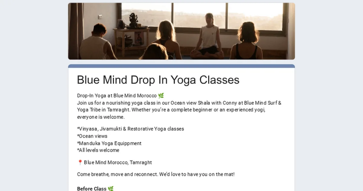 Blue Mind Surf & Yoga Tribe