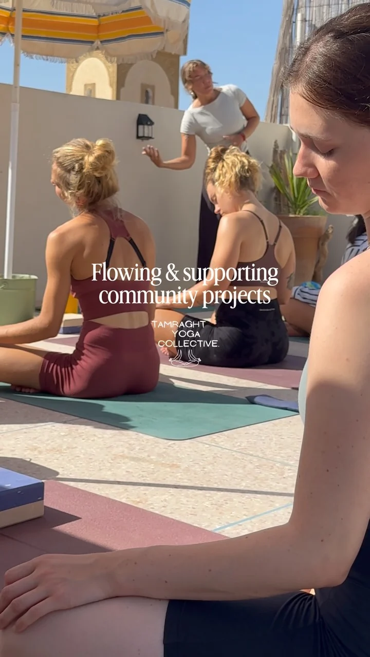 Organizer rooftop community yoga session; specific teacher and class confirmed separately