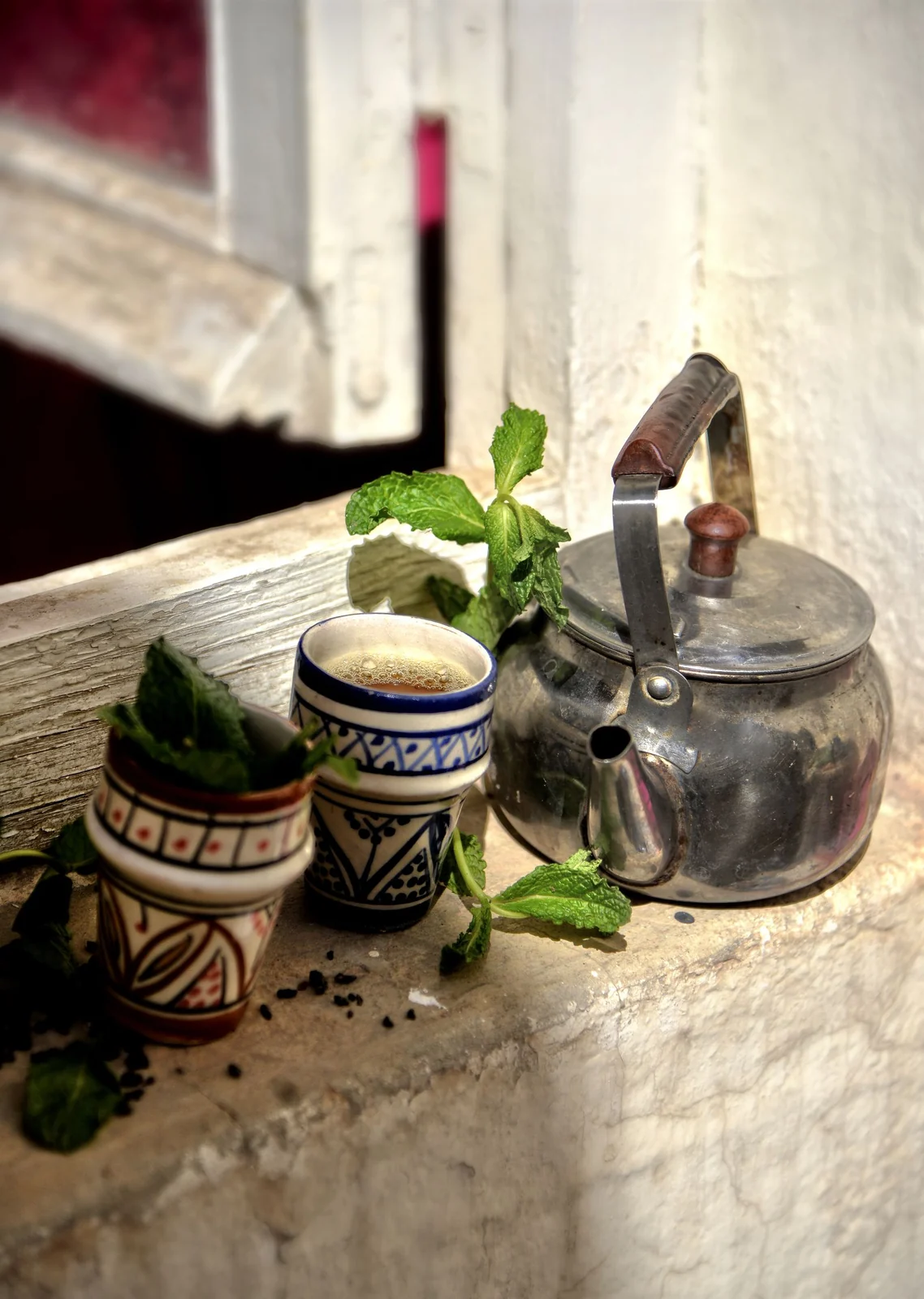 Moroccan mint tea · illustrative photograph