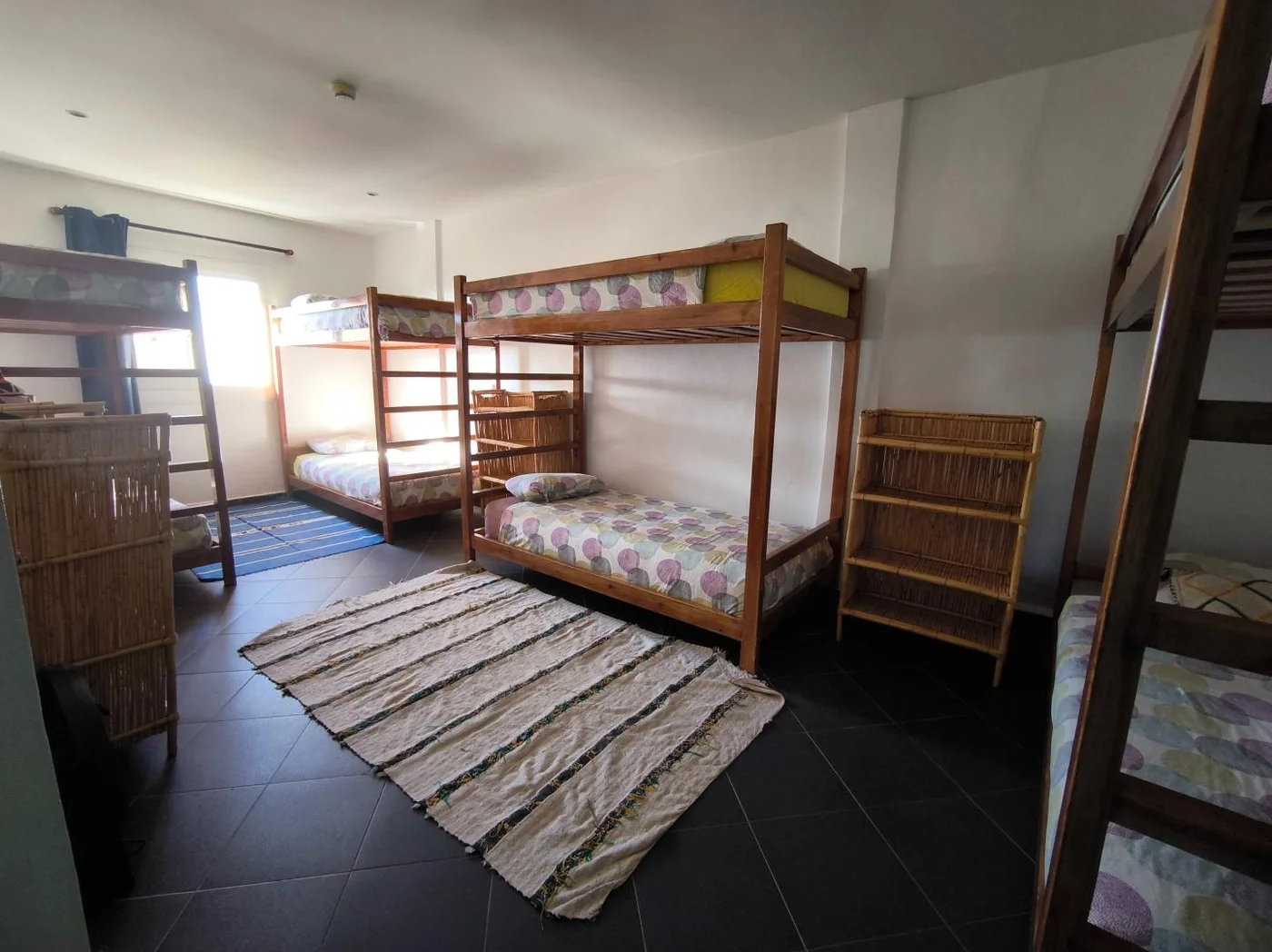 8-Bed Mixed Shared Dormitory with Outdoor-Facing Window